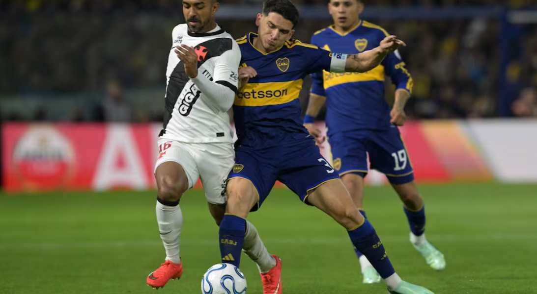 Boca cayó ante Vasco en la Bombonera y se juega todo en Río de Janeiro